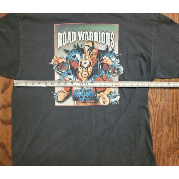 Vintage 2002 The Road Warriors Legion of Doom Shirt L WWF WWE - Picture 6 of 8